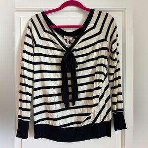 Juicy couture black and white shirt